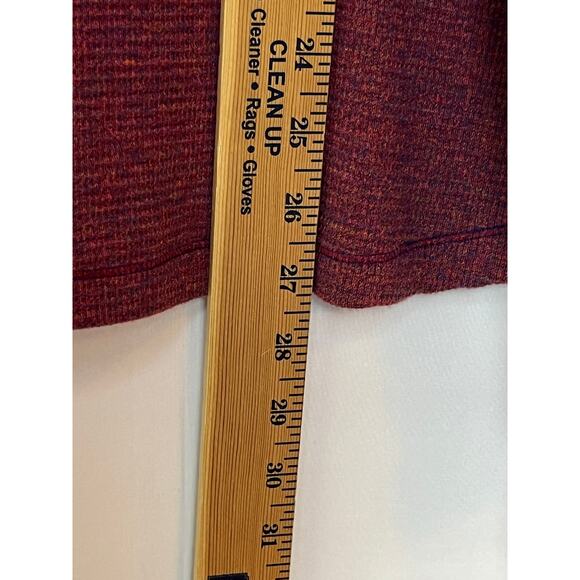 Robert Graham Men's Large Red 1/4 Zip Pullover Long Sleeve Casual Performance - Picture 8 of 8